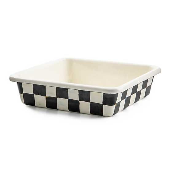 Courtly Check Enamel Baking Pan - 8" | MacKenzie-Childs