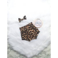 Leopard Baby girl bummies, high waisted bummies, toddler shorts, baby shorts, baby bloomers, diaper  | Etsy (US)