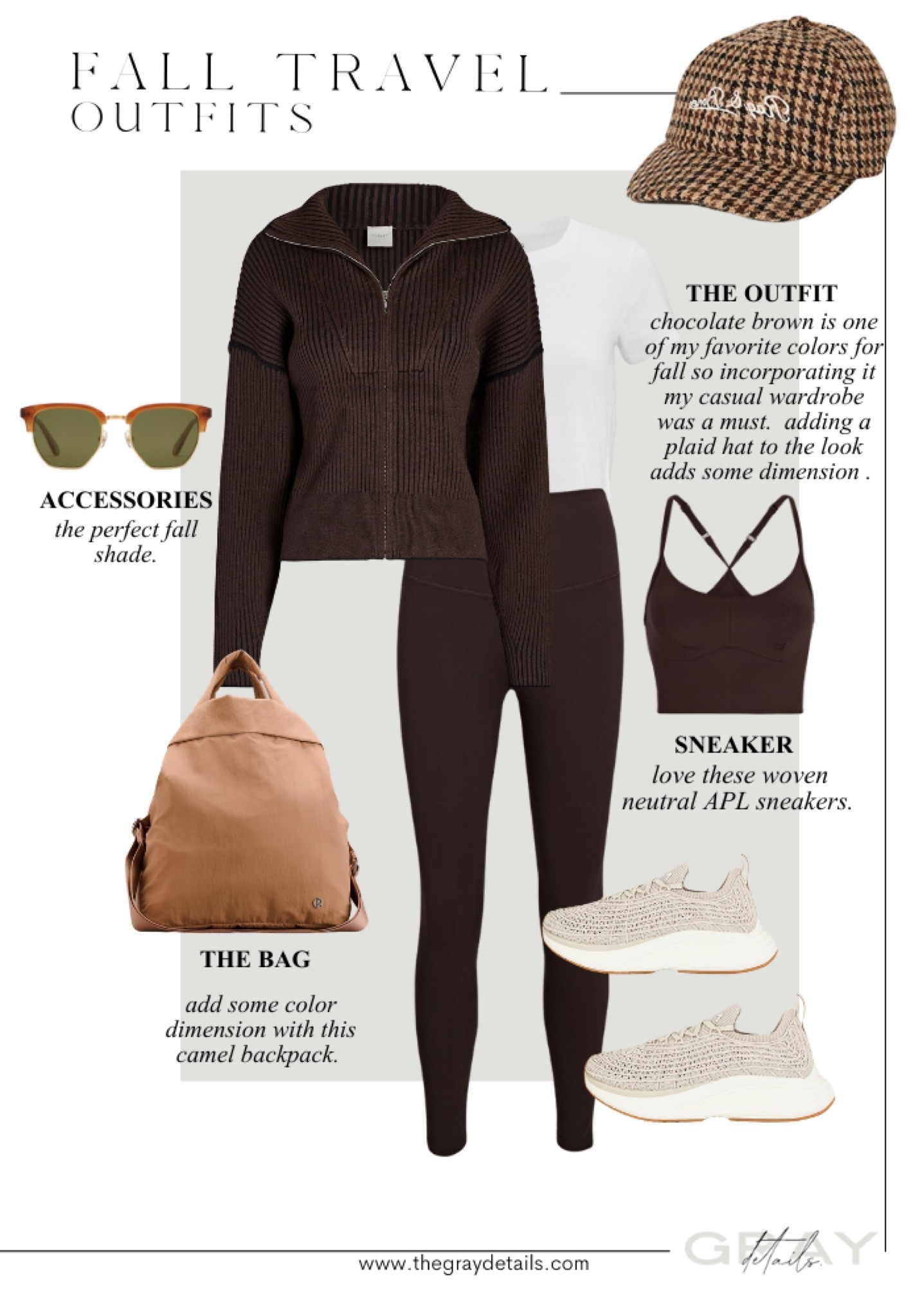 Varley set, fall travel outfit, Lululemon bag, apl sneakers, casual outfit 

#LTKstyletip #LTKtravel #LTKitbag
