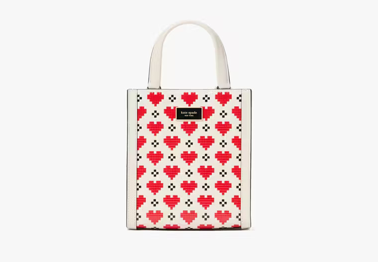 Manhattan Pixel Hearts Mini Tote | Kate Spade (US)
