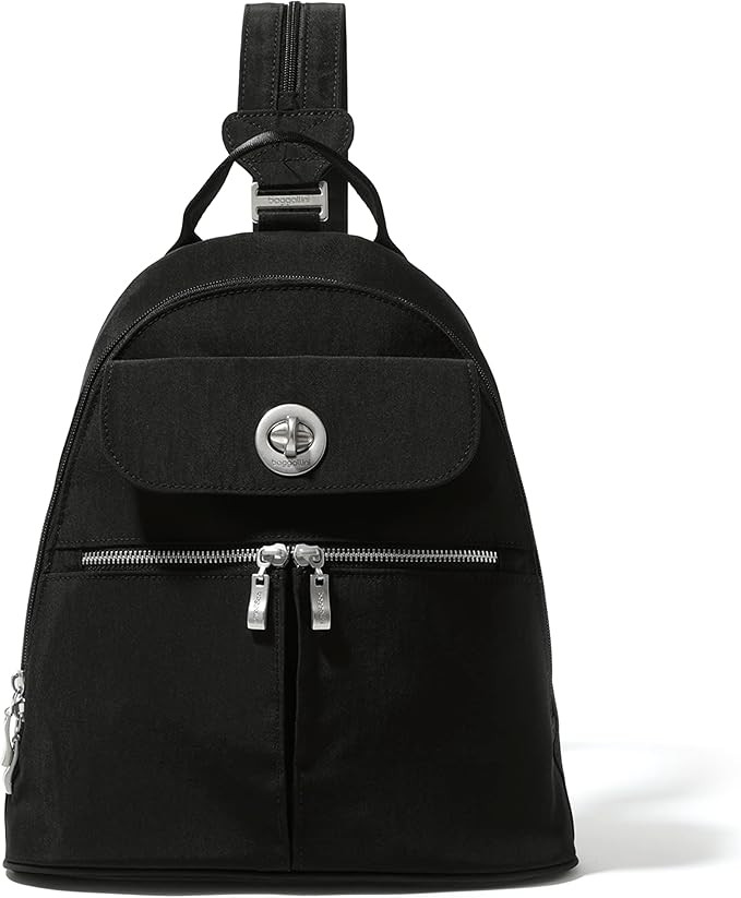Baggallini womens Naples Convertible Backpack, Black, One Size US | Amazon (US)
