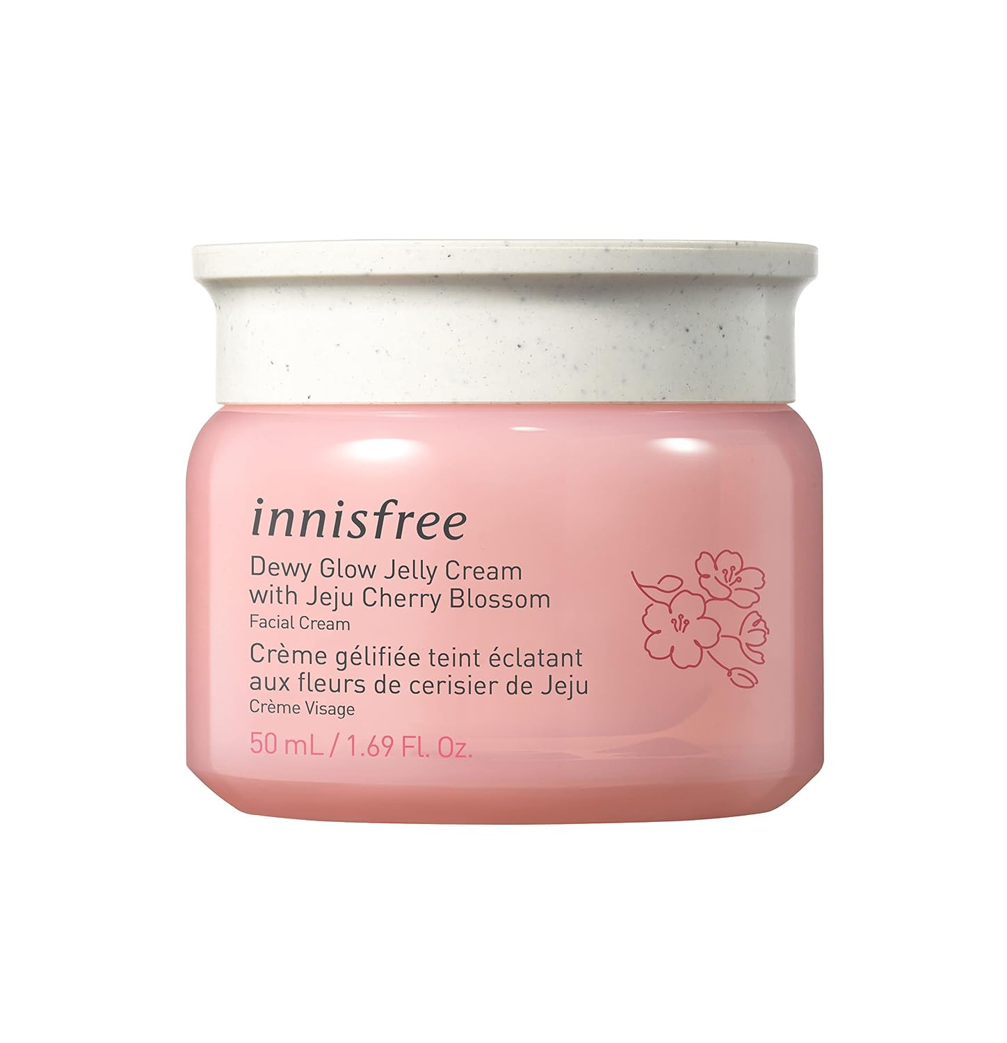innisfree Cherry Blossom Glow Jelly Cream with Niacinamide for Smooth, Glowing Skin, Korean Skincare Hydrating Moisturizer | Amazon (US)