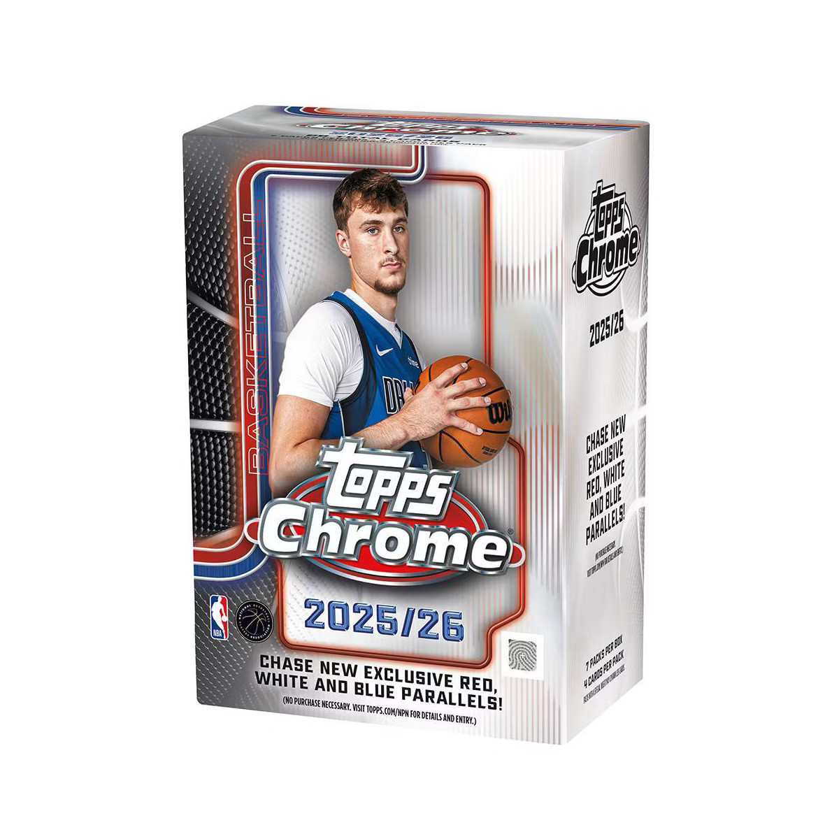 2025-26 Topps NBA Chrome Basketball Trading Card Value Box | Target