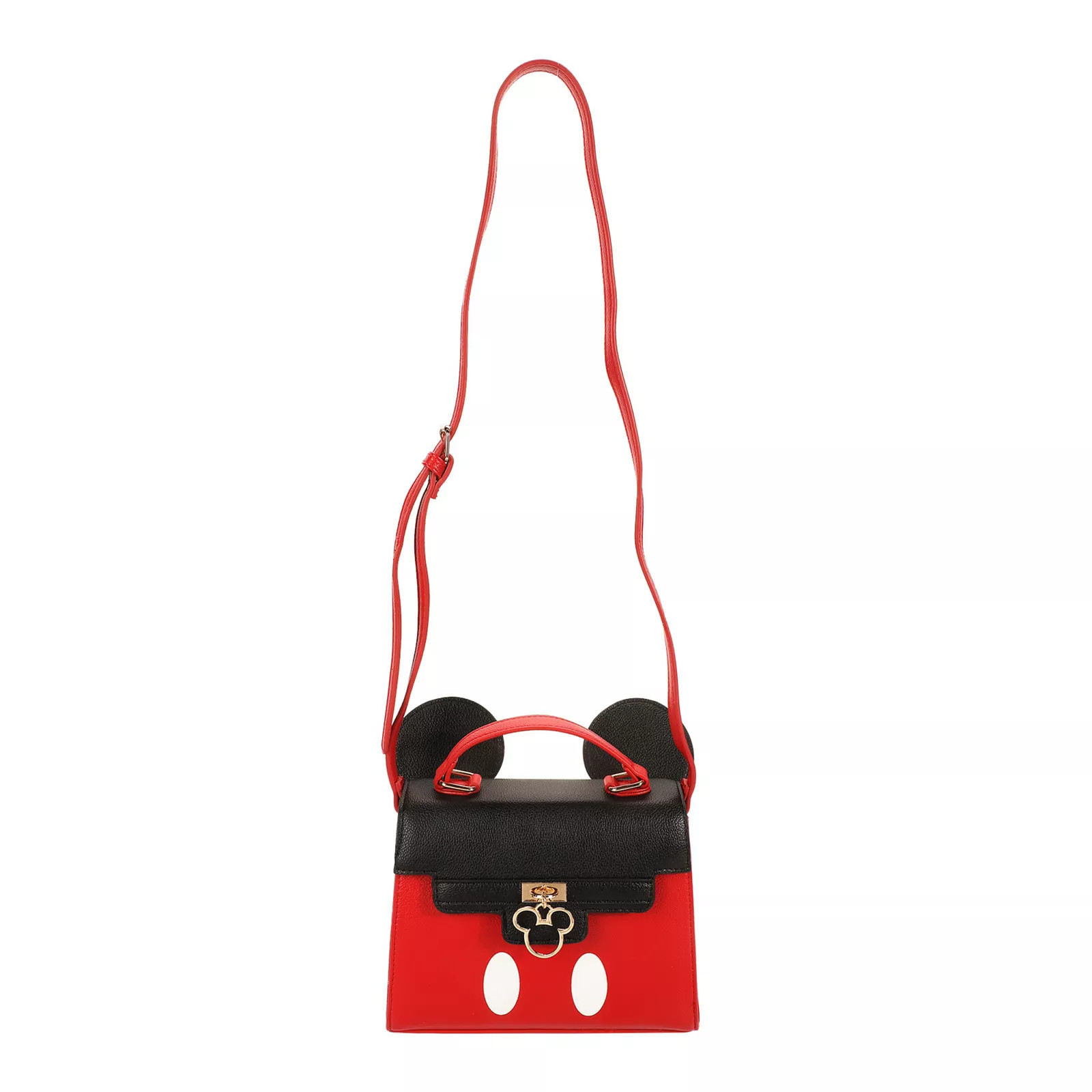 Disney's Mickey Mouse Puff Head Metal Handbag, Red And Black | Kohl's