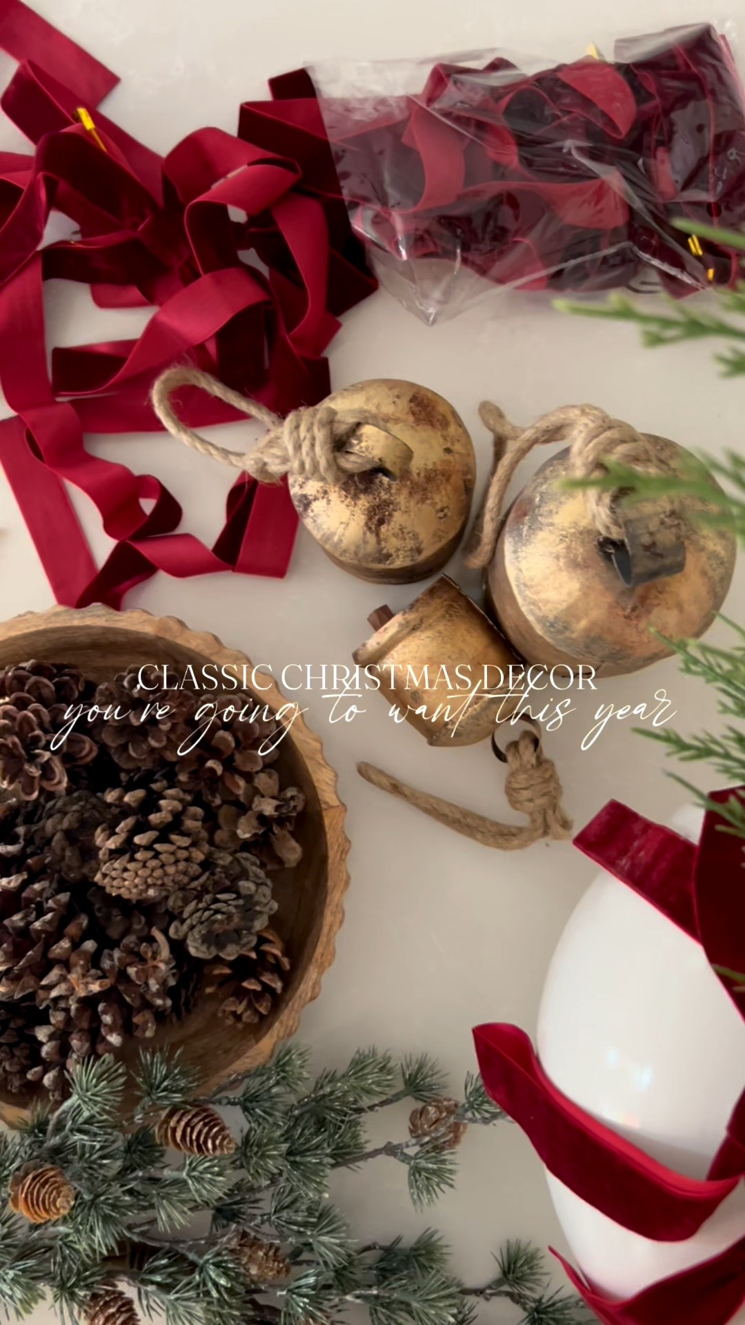 A very classic Christmas - velvet bows, gold ornaments, and the kind of glow that never goes out of style. 

#LTKHome #LTKSeasonal #LTKHoliday