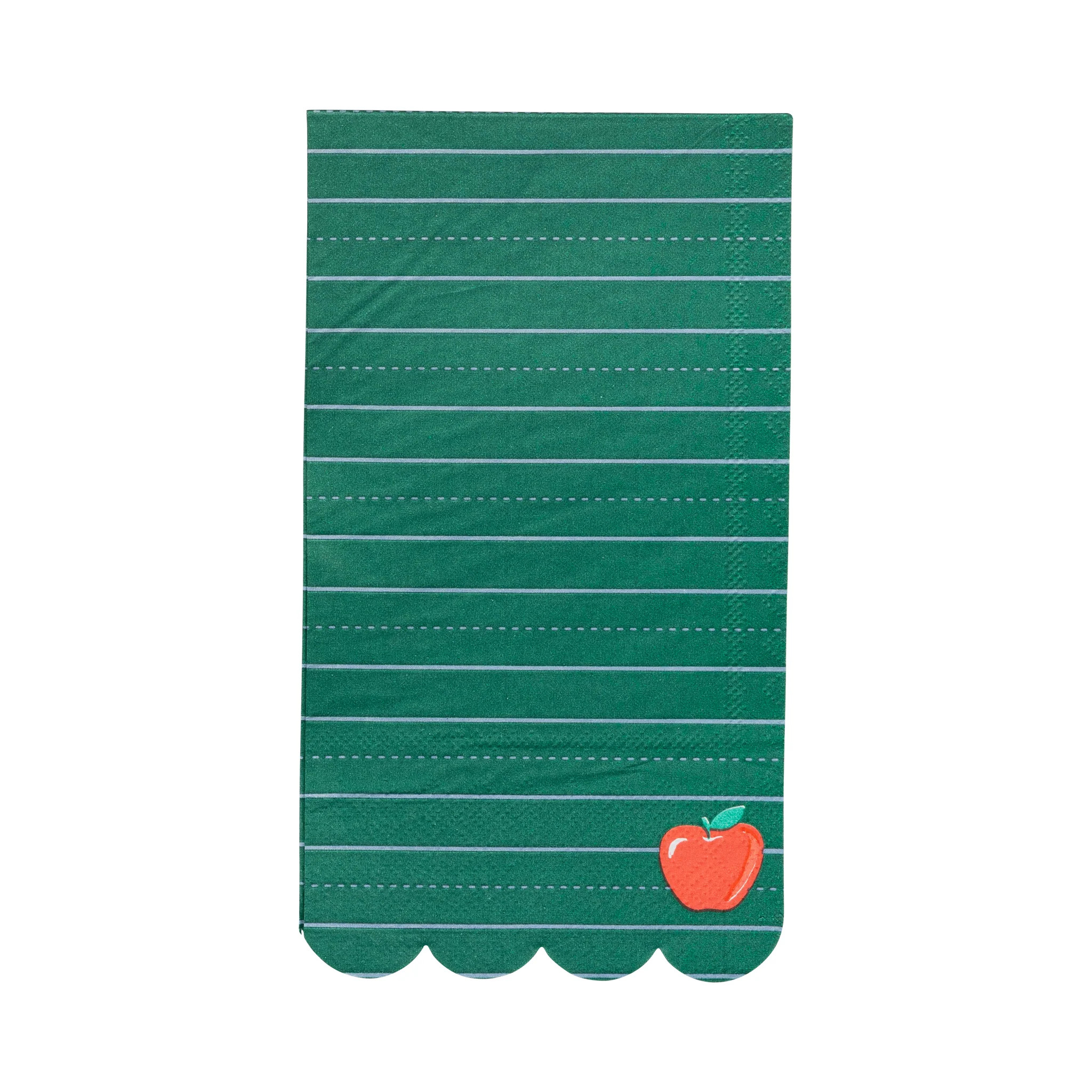 Green Ruled Paper Dinner Napkin - 24 count | My Mind's Eye