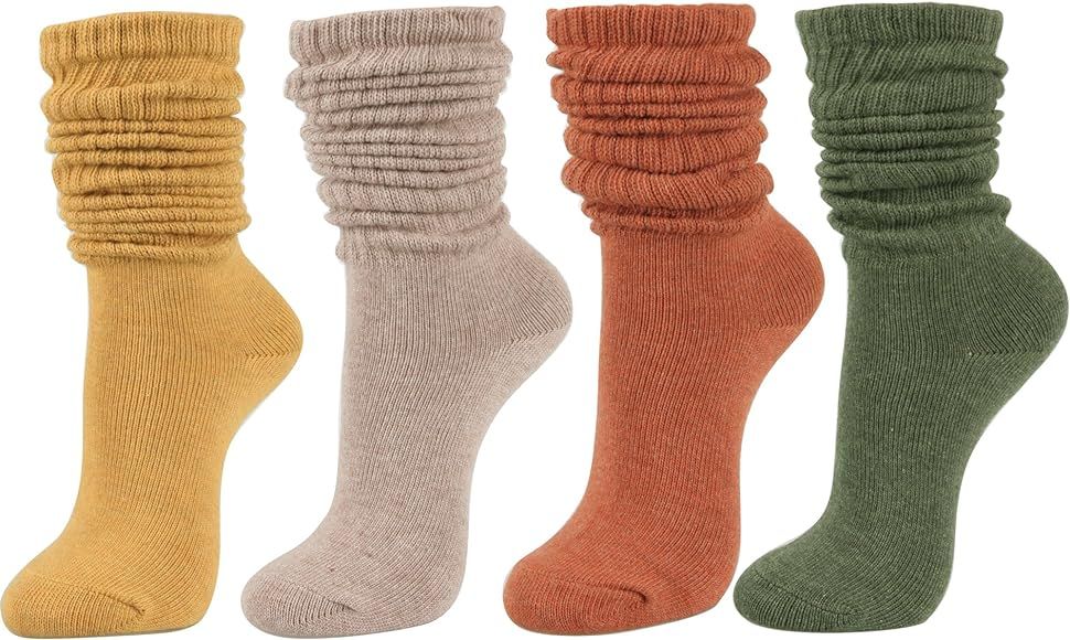 Women's Fall Winter Slouch Knit Socks | Amazon (US)