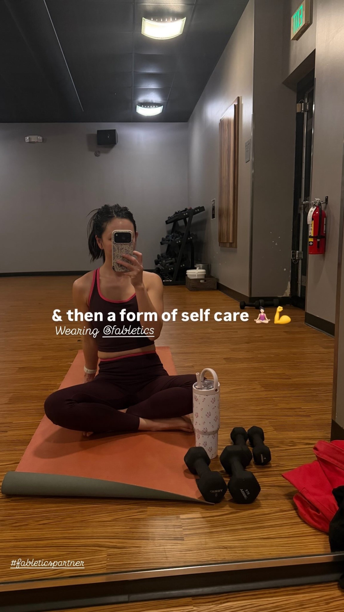 & then a form of self care 🧘🏻‍♀️💪 Wearing @fabletics  hot yoga class. Yoga sculpt class. Yoga mat. Yoga bag. Yoga outfit. Hydro jug . Water bottle girlie & fun! 

#LTKselfcare #LTKActive