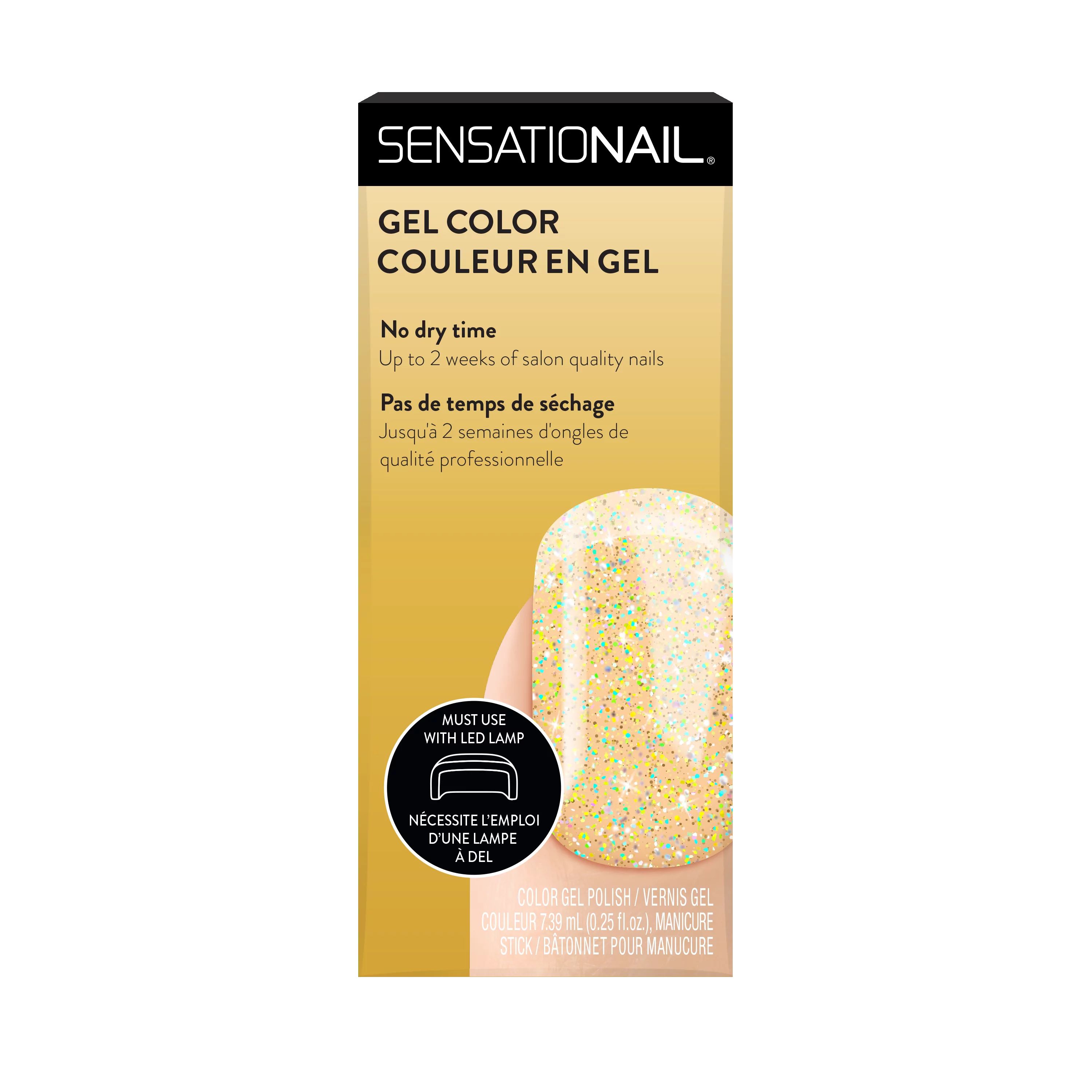 Sensationail Gel Nail Polish (Gold), Golden Years, 0.25 fl oz | Walmart (US)