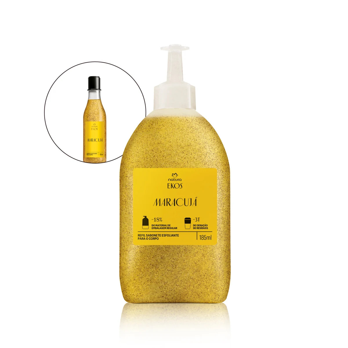 Refil Ekos Sabonete Líquido Esfoliante Maracujá | Natura BR