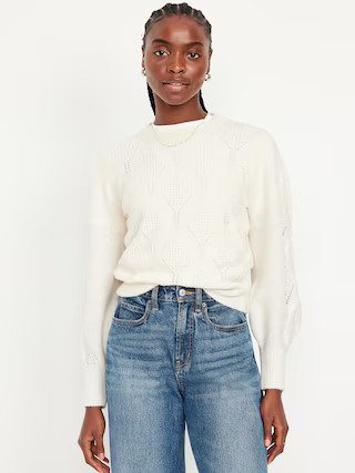 Pointelle Sweater | Old Navy (US)