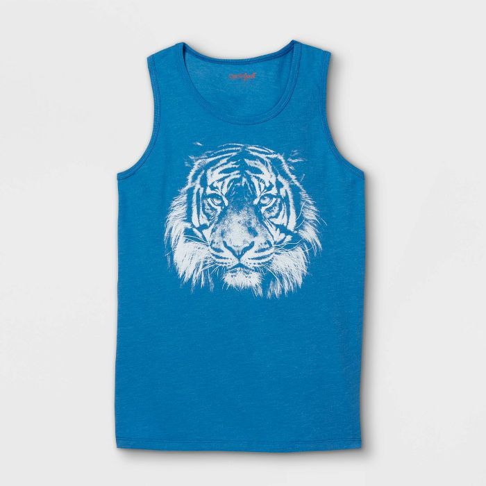 Boys' Tiger Tank Top- Cat & Jack™ Blue | Target