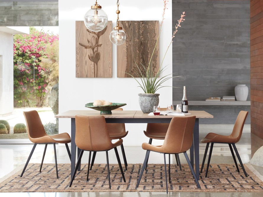 Gage Faux Leather Dining Chair | Arhaus