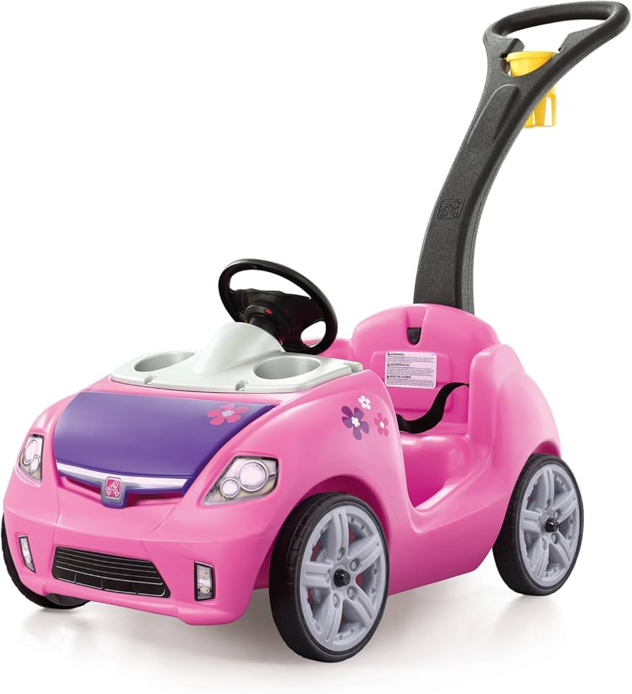 Step2 Whisper Ride II Kids Push Cars, Ride On Car, Seat Belt, Horn, Toddlers Ages 1.5 – 4 Years... | Amazon (US)