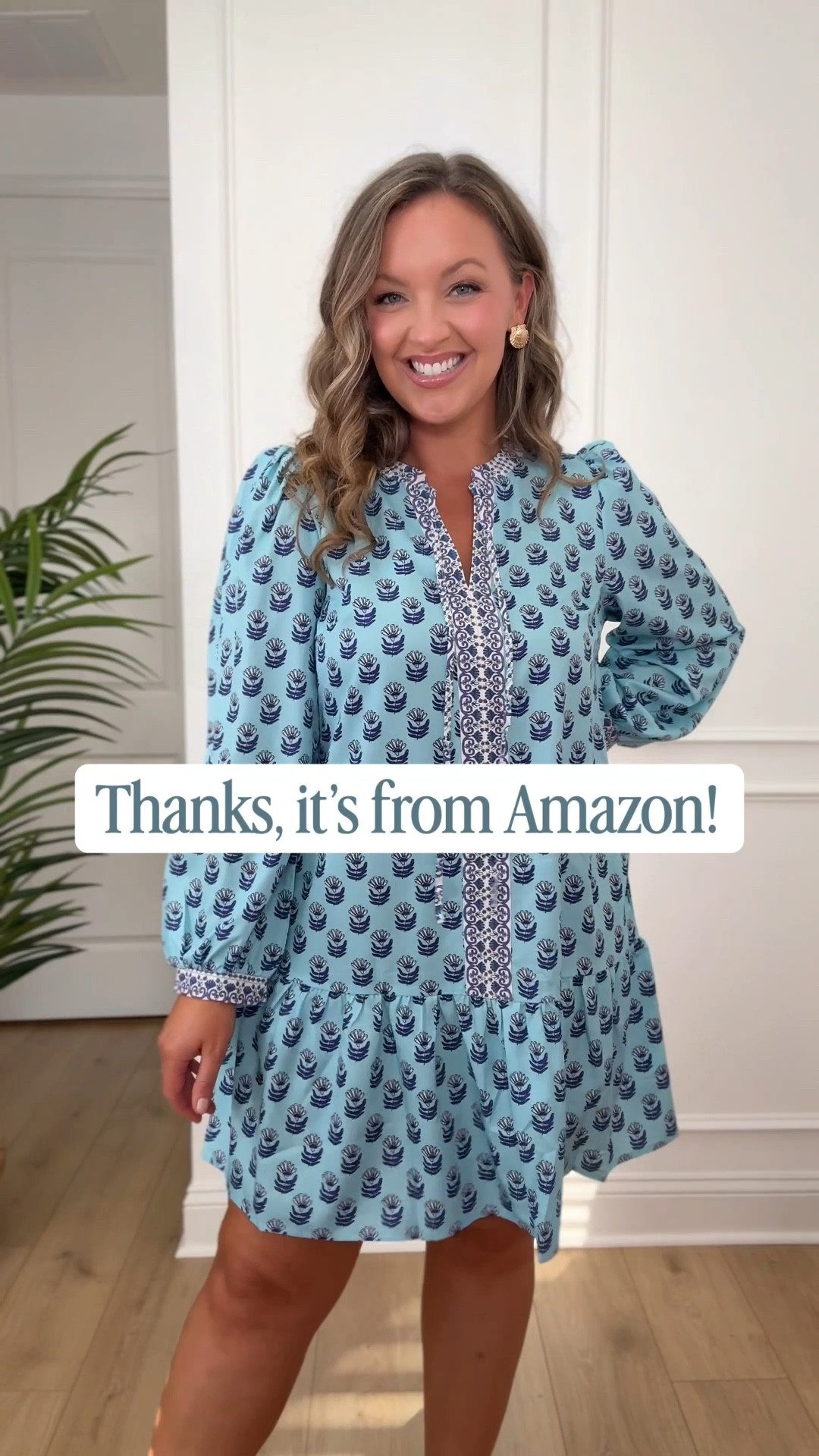 Y’all how cute is this Amazon dress! 🩵💙 
This dress is perfect for Spring! I love the pattern mixing and this stunning blue color! It also comes in green💚and pink🩷!

I am 5’5” size 8/10 wearing Medium!



 Amazon fashion, preppy style, southern style , coastal , vacation 

 

#LTKMidsize #LTKFindsUnder50 #LTKSeasonal