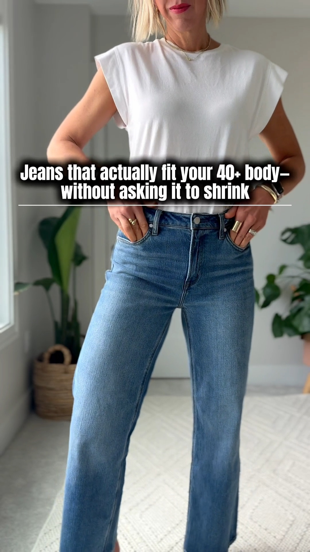 Highlighting the Quince wide leg jeans, 4 ways for different occasions this spring. 
I’m 5’10” for height reference wearing my true to size 28 in the 30” length


#LTKOver40 #LTKgrwm #LTKootd