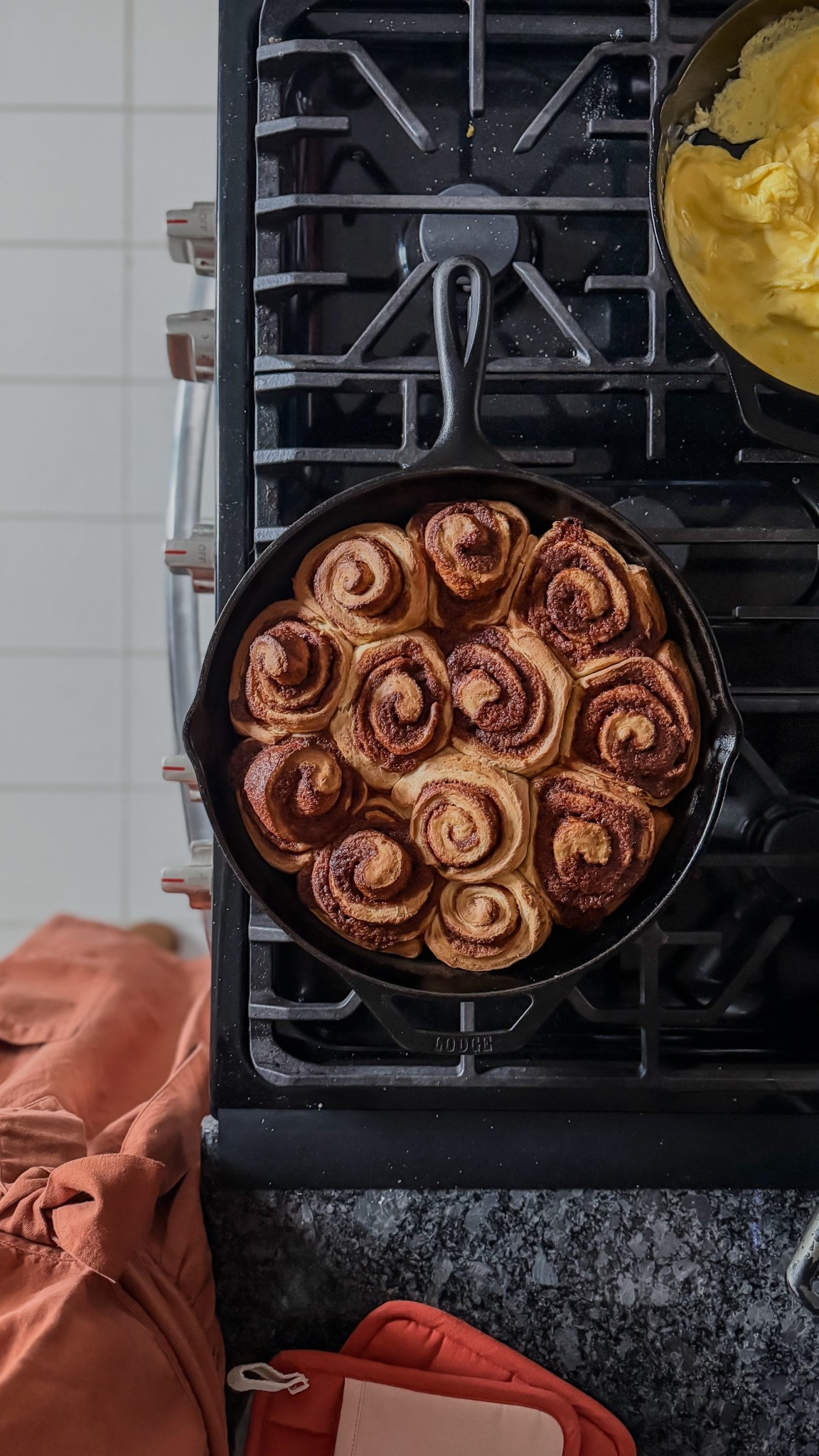 Sourdough cream cheese cinnamon rolls for Christmas breakfast in my new pinafore apron ❤️

#LTKHoliday #LTKmomlife #LTKfoodie