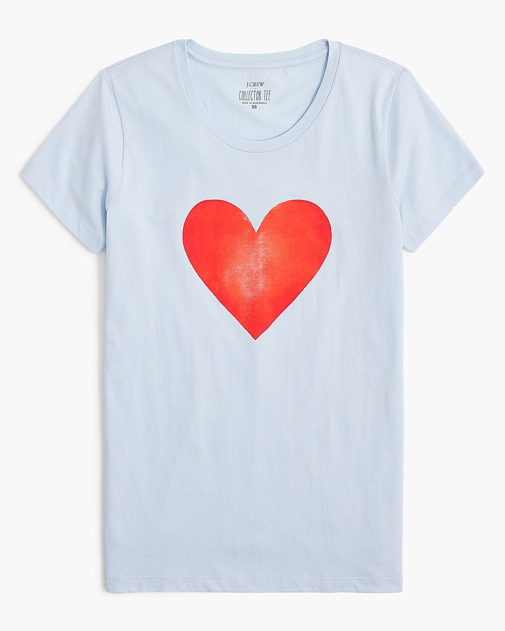 Watercolor heart graphic tee | J.Crew Factory