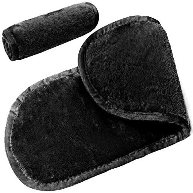 Microfibre Makeup Remover Cloth Face Cleansing Towel 3 Pack (Black) | Walmart (US)
