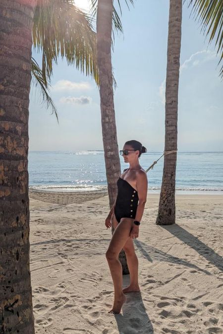 Black swim suit, asymmetric black swimming costume, beach ootd, summer outfit 

#LTKSeasonal #LTKswim #LTKeurope