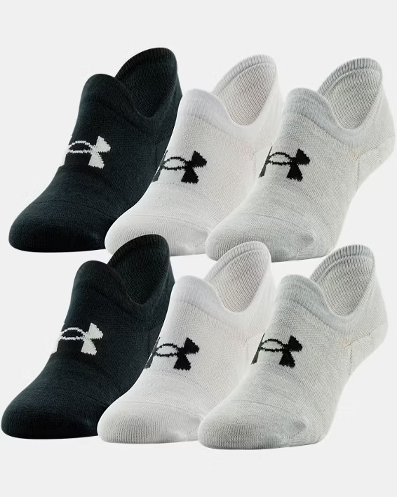 Unisex UA Essential 6-Pack Ultra Low Tab Socks | Under Armour (US)