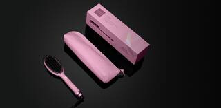 ghd glide hot brush in fondant pink | fondant pink hot brush | ghd® Official Website | ghd (US)
