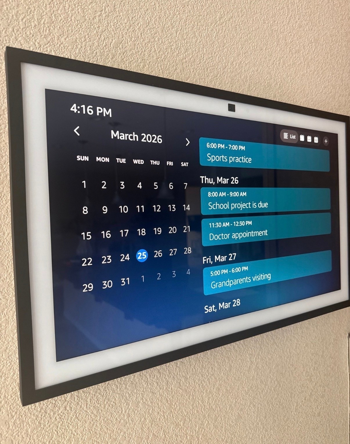 🚨 20% OFF right now!

This smart display has been one of my favorite tools for keeping our family organized. As a busy mom of three, I love having our calendar, reminders, grocery lists, weather, and schedules all in one place.

✨ 20% OFF
✨ Family calendar at a glance
✨ Set reminders and routines
✨ Grocery and to-do lists
✨ Video calls and smart home controls
✨ Perfect for busy families

#amazonfinds #primedaydeals #momlife #homeorganization #amazonmusthaves #smarthome #familyorganization #dealsandsteals #amazondeals #busyfamily

#LTKSaleAlert #LTKHome #LTKmomlife