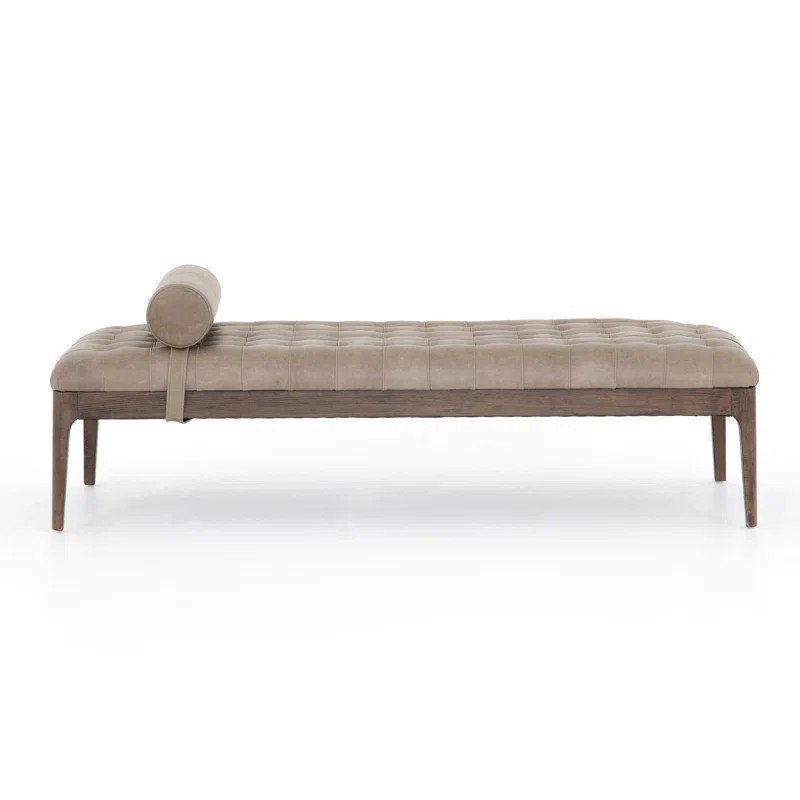 Moody Genuine Leather Bench | Wayfair North America