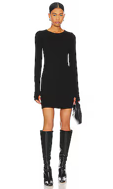 Michael Lauren Randolph Mini Dress in Black from Revolve.com | Revolve Clothing (Global)
