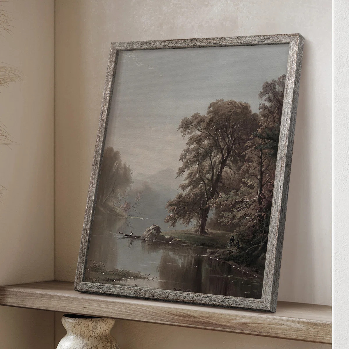 Vintage Landscape XXXVI Framed Print - Solid Wood | Wayfair North America