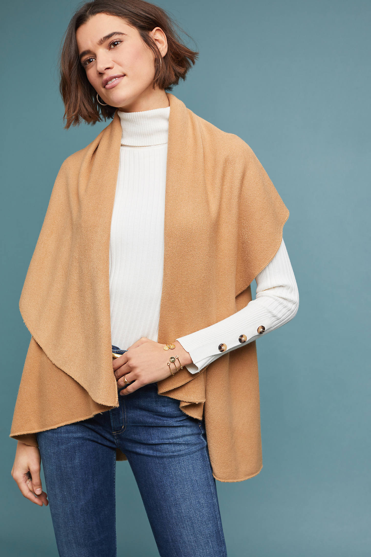 Cascades Shawled Vest | Anthropologie (US)