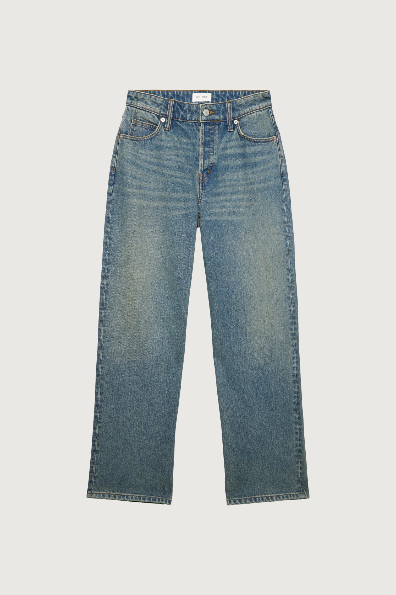 MID-RISE STRAIGHT LEG JEAN | OAK + FORT