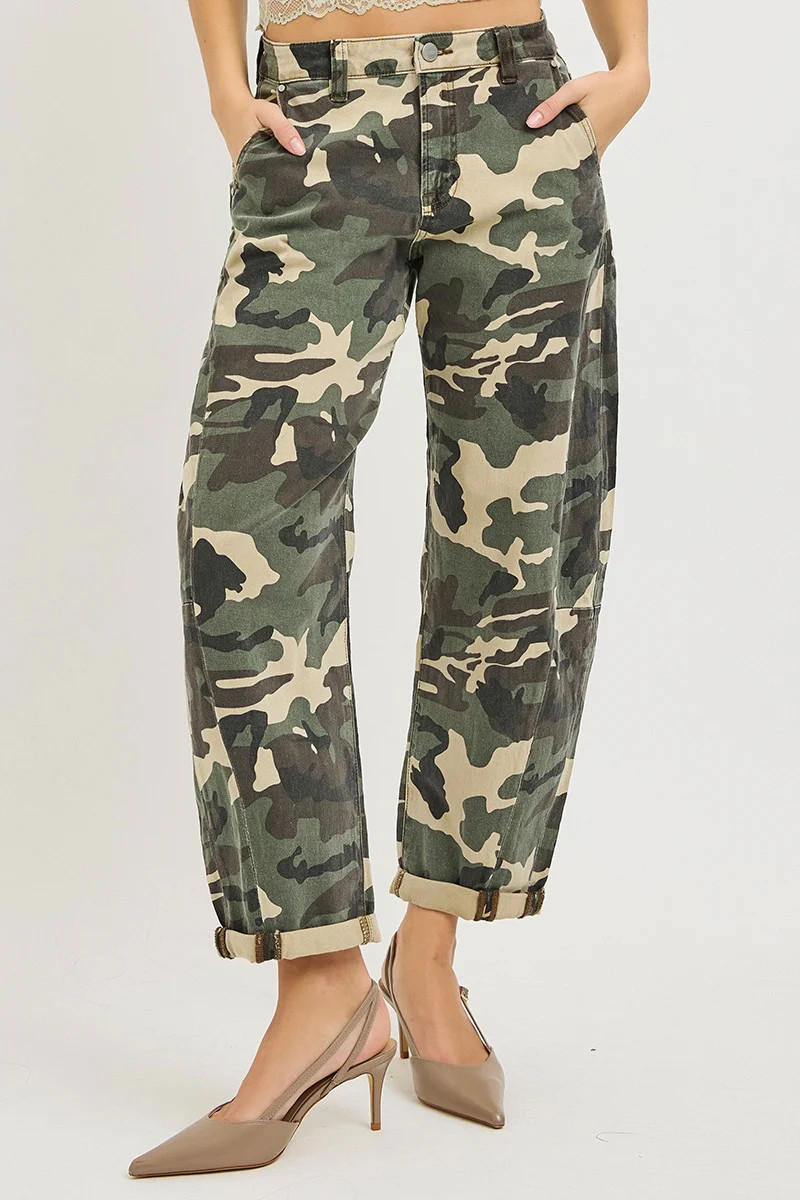 Camo Barrel Pants | Sexy Modest