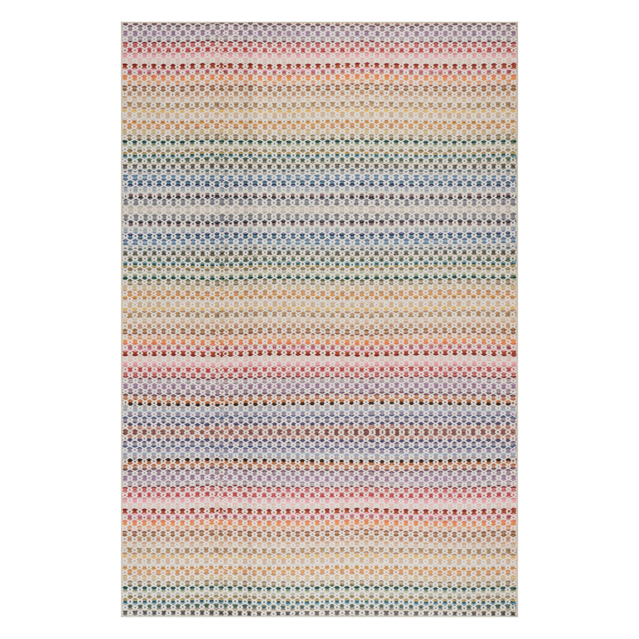 Poppy Machine Washable Rug | Multi | Annie Selke