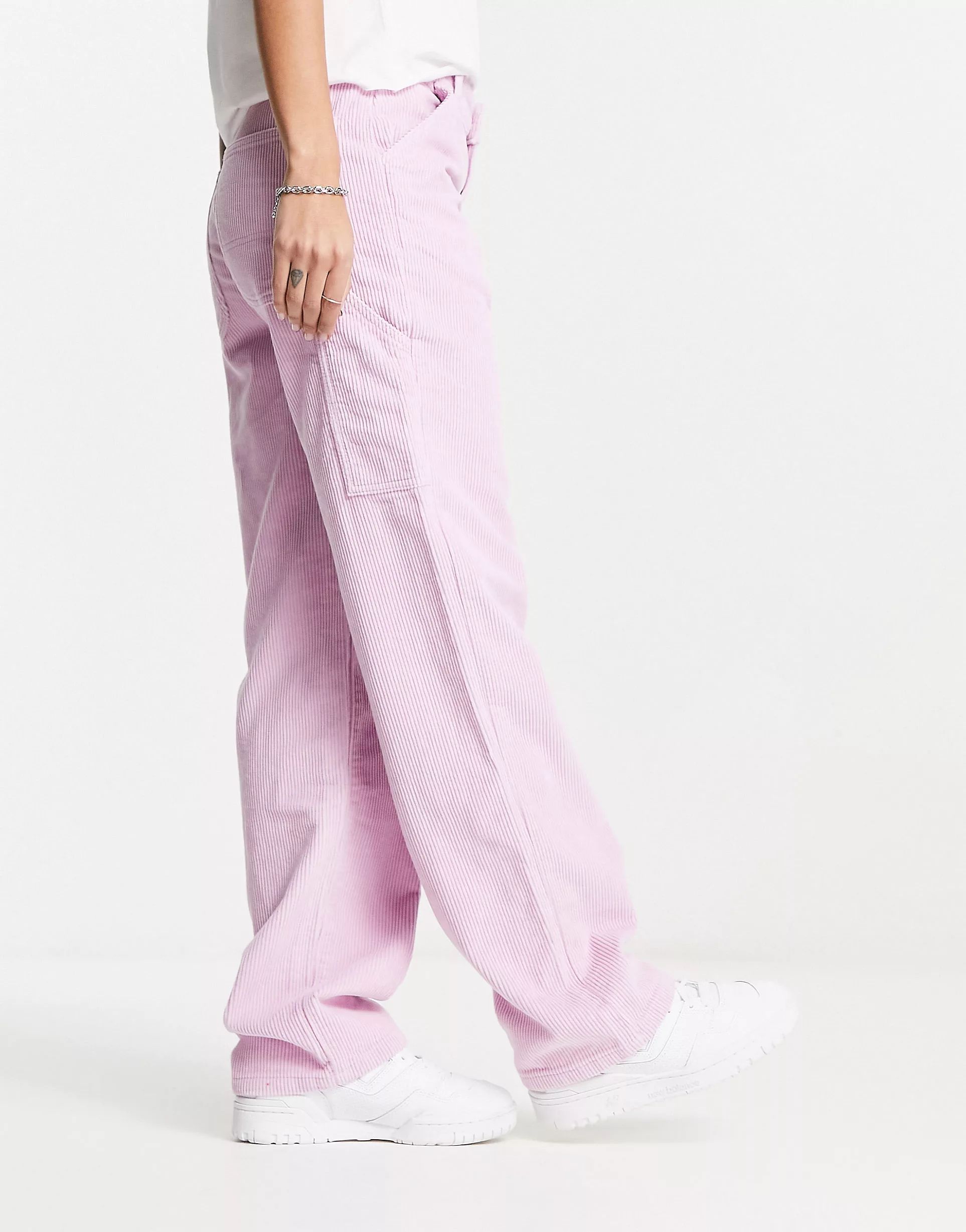 Cotton:On cord cargo jeans in pink | ASOS (Global)