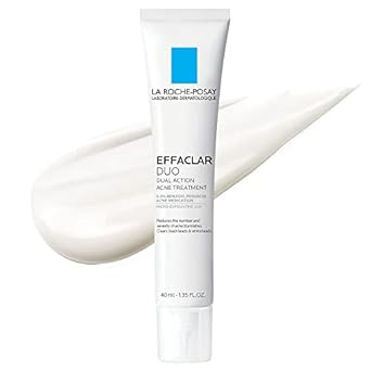 La Roche-Posay Effaclar Duo Dual Action Acne Spot Treatment Cream with Benzoyl Peroxide Acne Trea... | Amazon (US)