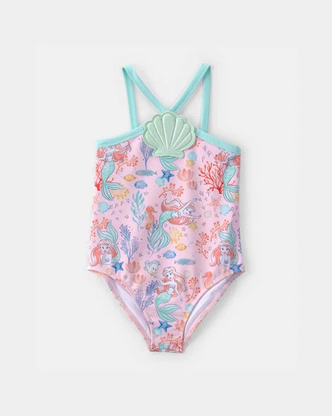Carter's Toddler Girls Girl Disney© Ariel 1-Piece Swimsuit - Pink 5T Multi | Carter's Inc