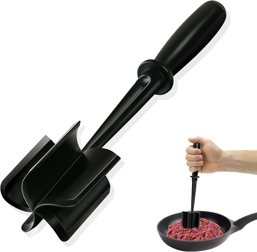 Meat Chopper, Hamburger Chopper, Potato Masher-Professional Multifunctional Heat Resistant Nylon ... | Amazon (US)