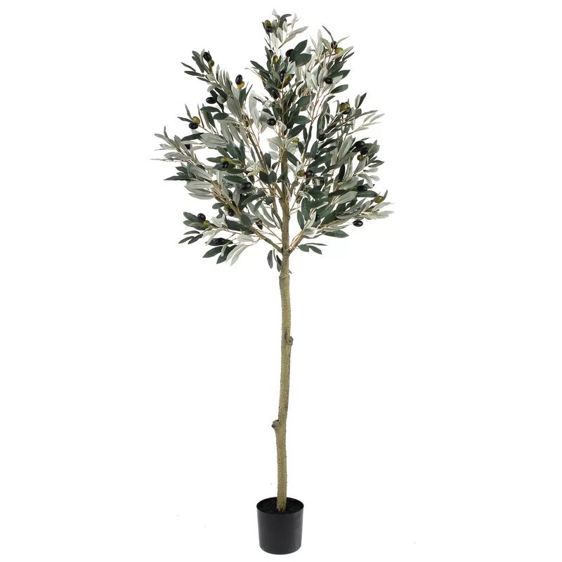 50'' Artificial Olive Tree in Pot Liner | Wayfair North America