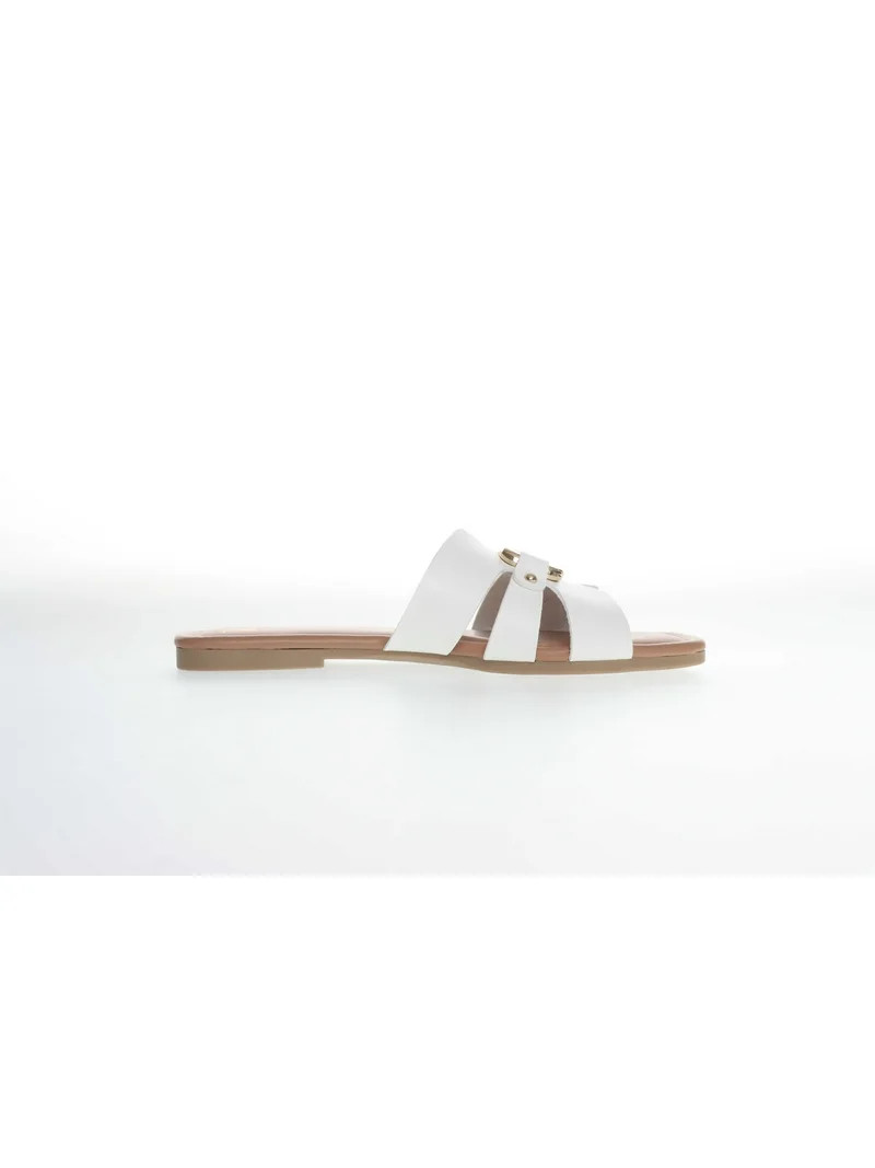 Time and Tru Women's Hardware Slide Sandal - Walmart.com | Walmart (US)