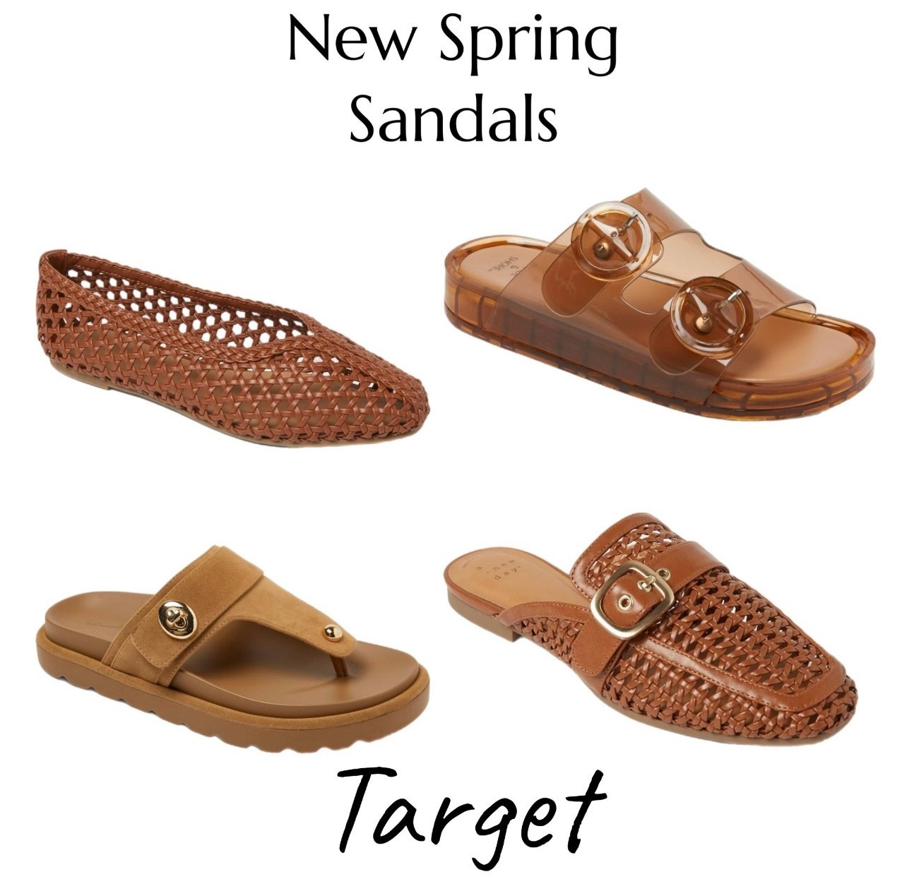Cute new sandals from Target
Spring 

#LTKSeasonal #LTKFindsUnder50 #LTKdayinmylife

#LTKgrwm #LTKootd