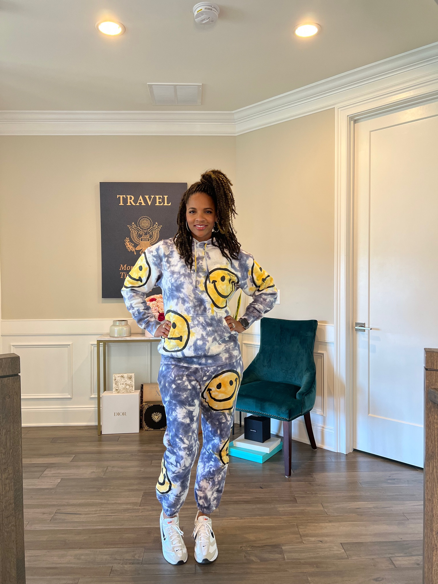 Smiley face jogger set #joggers