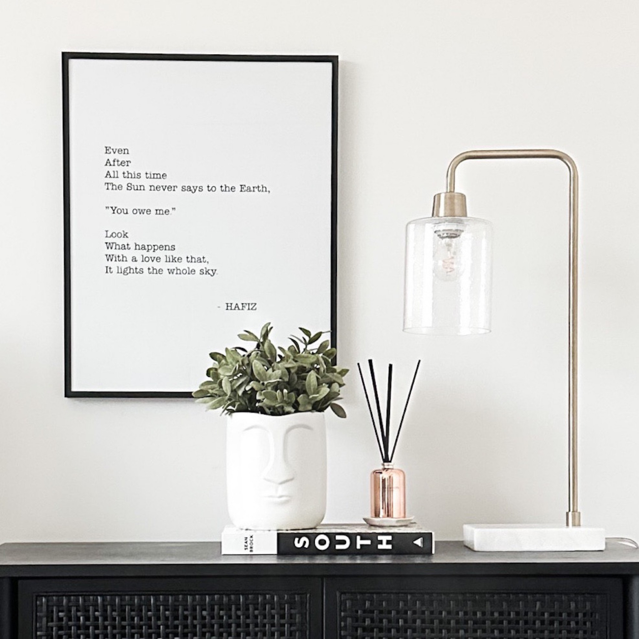 When it comes to decorating a nightstand I like to keep it minimal and uncluttered. Everything else stays in tucked away. I’m single, but I still decorated the nightstand on “his” side of the bed in a more masculine way and I love the look. Use the link to shop the pieces I used to style “his” nightstand. #nightstandinspiration #masculinedecor #allthesingleladies #hissideofthebed #minimaldesign #LTKfind

#LTKhome #LTKmens #LTKstyletip