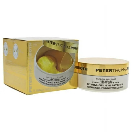 Peter Thomas Roth 24K Gold Pure Luxury Lift & Firm Hydra-Gel Eye Patches Eye Patches 60 Pc Patches | Walmart (US)