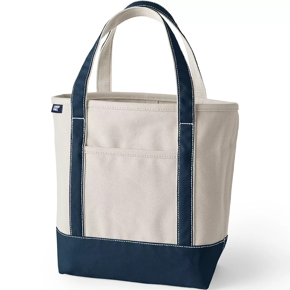 Medium 5 Pocket Open Top Canvas Tote Bag | Lands' End (US)