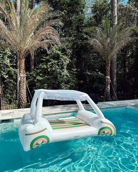 We are having so much fun with this golf cart float from @Funboy! It is the perfect addition for our Memorial Day weekend pool party☀️ 💦 🌴 🇺🇸
#ad #funboy

#LTKhome #LTKswim #LTKSeasonal