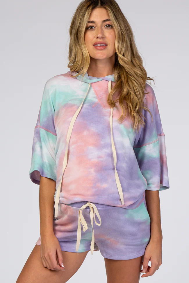 Mint Green Tie Dye Maternity Lounge Set | PinkBlush Maternity