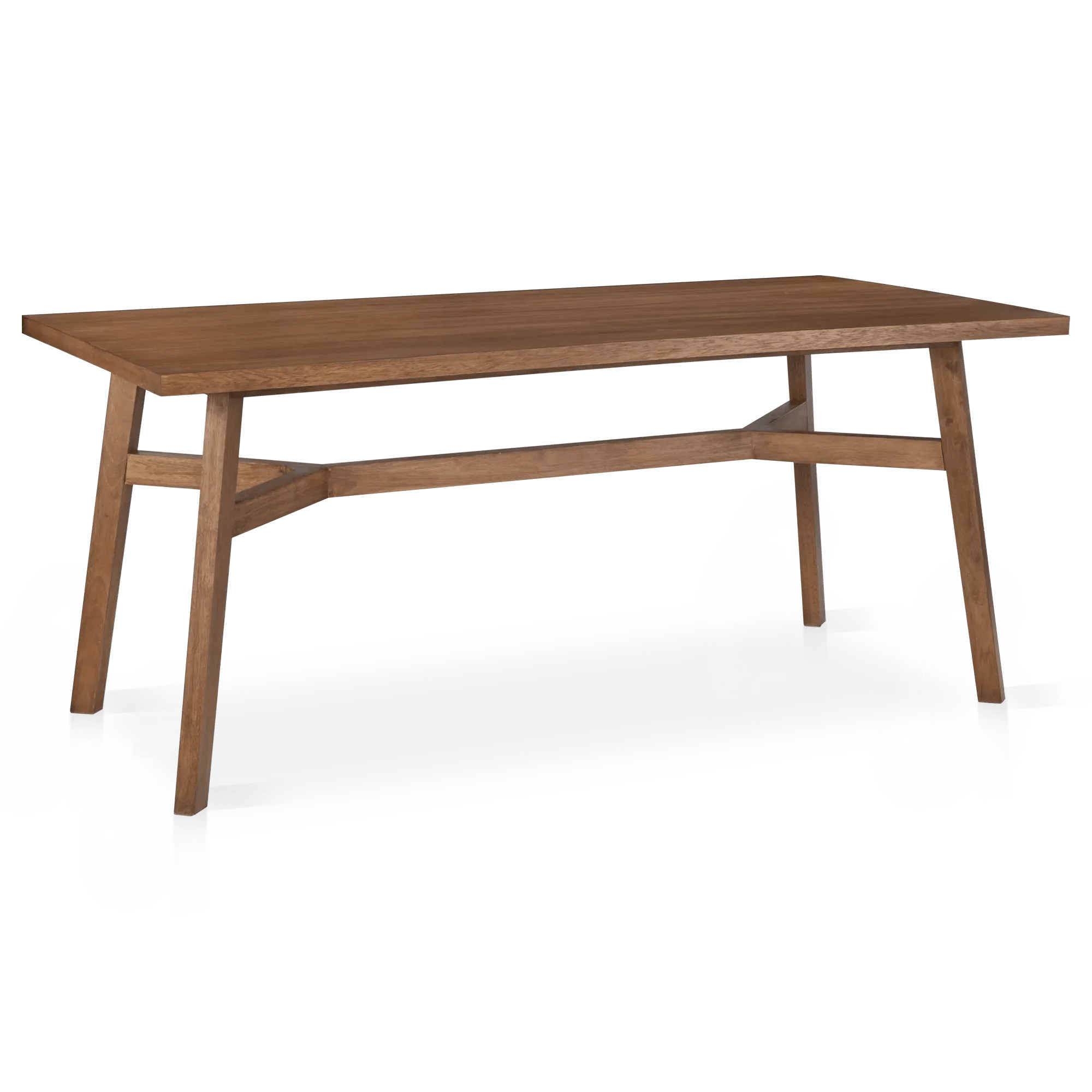 Mid-Century Modern Mango Wood Dining Table | Bouclair