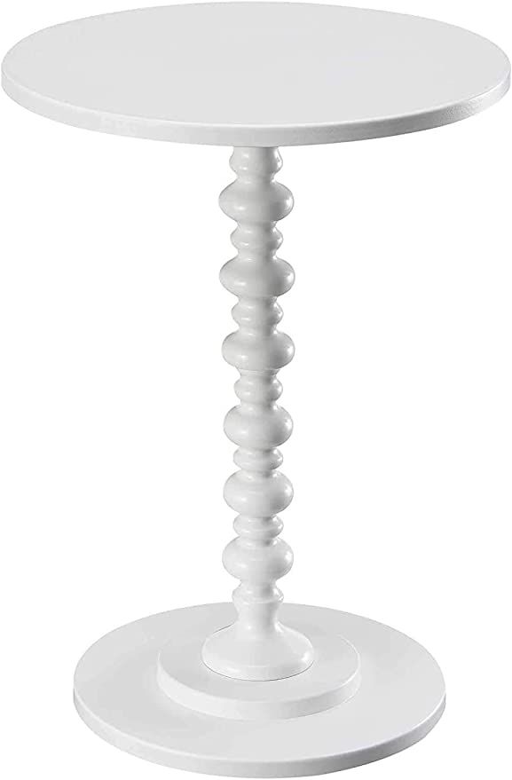 Convenience Concepts Palm Beach Spindle Table, White | Amazon (US)