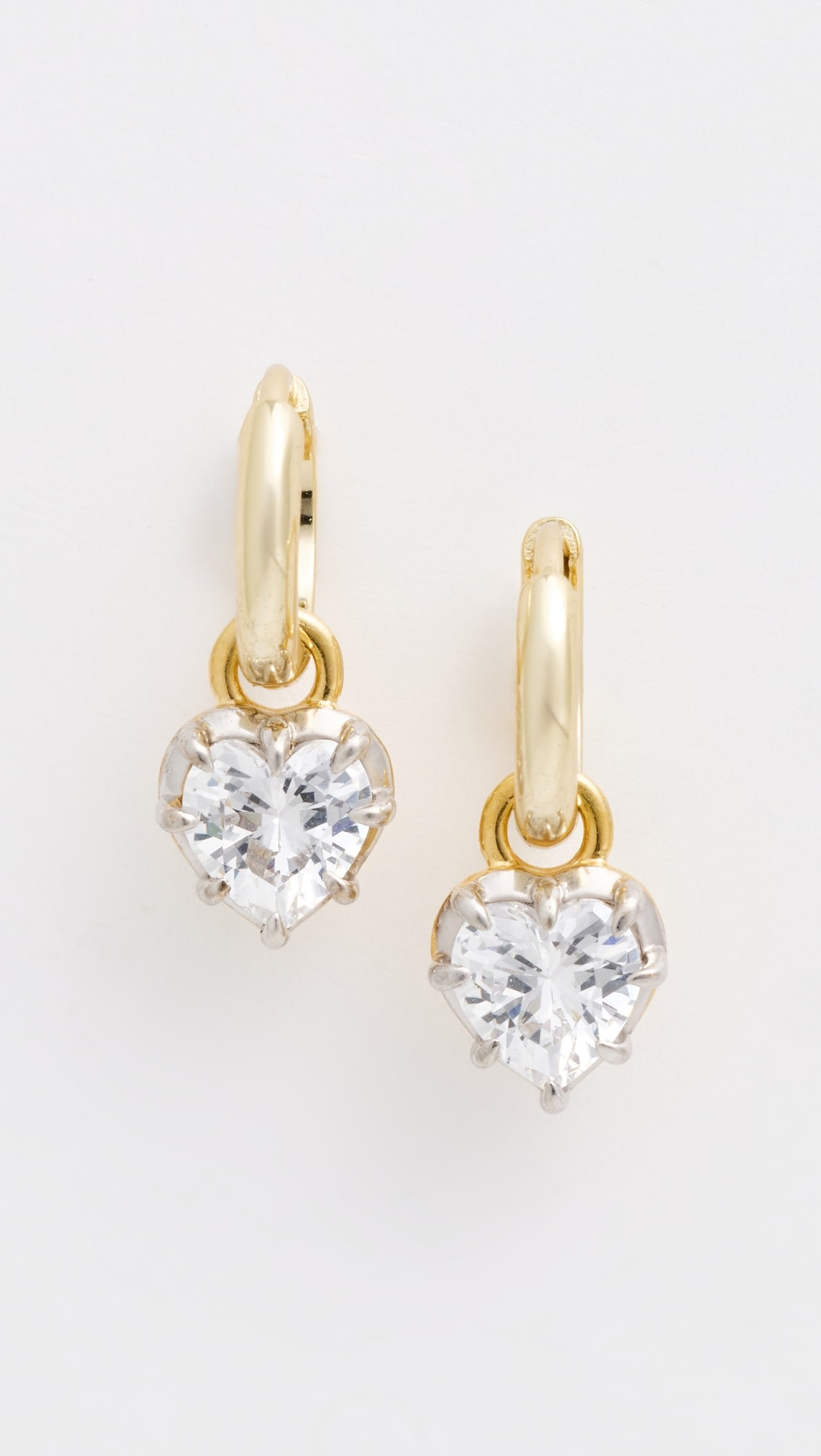 Heart Georgian Cut Earrings | Shopbop